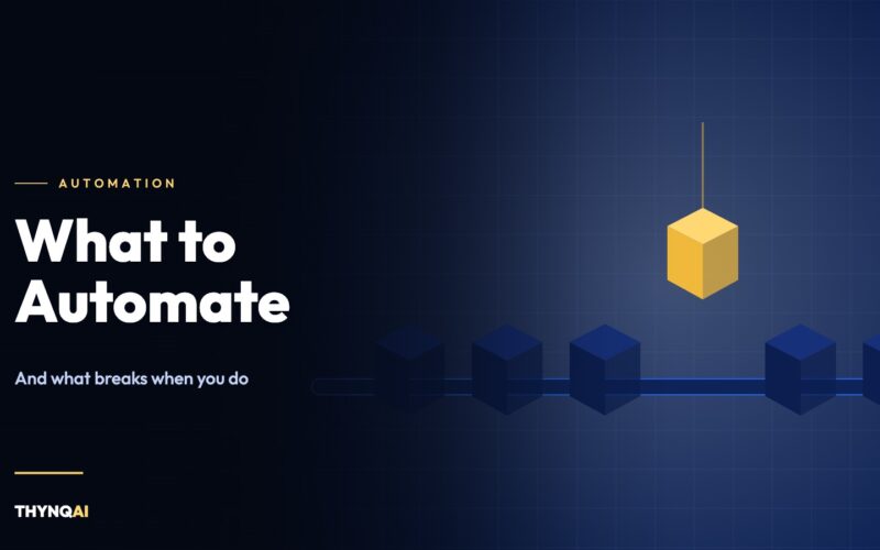 Which Marketing Work Should You Automate With AI — and Which Breaks When You Do